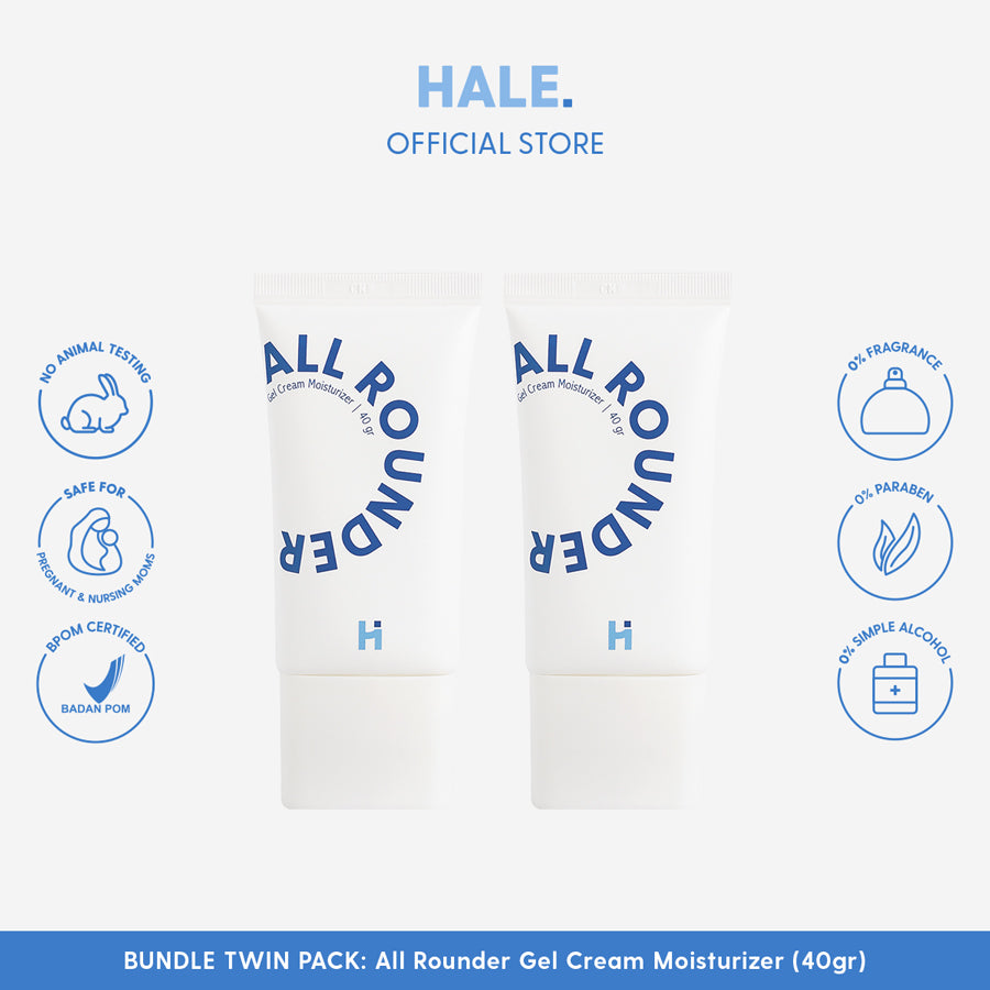 HALE. Twin Pack All Rounder Gel Cream Moisturizer