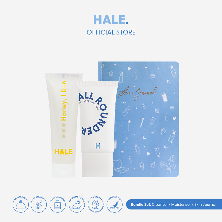 HALE Bundle Skin Journal + All Rounder + Honey, I Dew HALE.