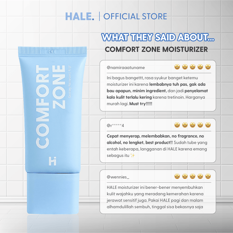 HALE Comfort Zone Moisturizer - Kemasan Baru