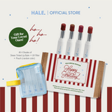 [HAMPERS] HALE FOREVER TINT 4pcs Marigold Peony Tulip Orchid Velvet Soft Matte Long Lasting Waterproof Transferproof Blur Lip Tint Stain Tahan 12 Jam