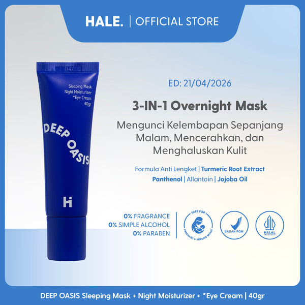 HALE Deep Oasis | Sleeping Mask + Night Moisturizer + Eye Cream