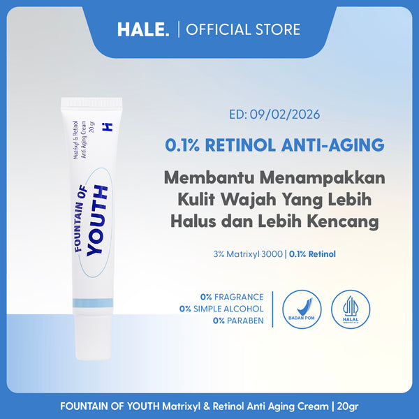 HALE Fountain of Youth | 3% Matrixyl 3000 + 0.1% Retinol Solution