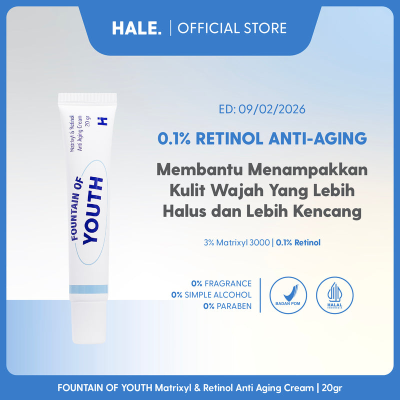 HALE Fountain of Youth | 3% Matrixyl 3000 + 0.1% Retinol Solution