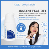THINK HALE Forever Young Copper Peptide Anti Aging Serum 15ml - Serum Multi Peptide Firming