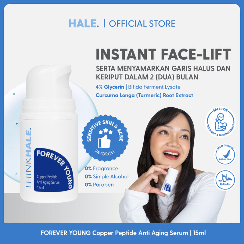 HALE Forever Young - Copper Peptide Anti Aging Serum – HALE.