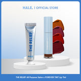 THINK HALE The Relief + Forever Tint Bundle – Paket Lip Tint Tahan Lama Soft Matte dan Lip Balm Mencerahkan BPOM Halal