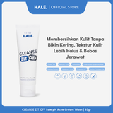 HALE Cleanse Zit Off | Low pH Acne Cream Cleanser