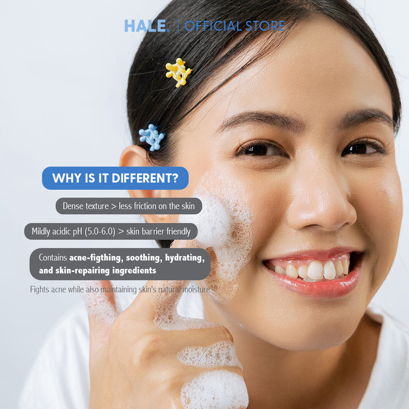 HALE Cleanse Zit Off | Low pH Acne Cream Cleanser