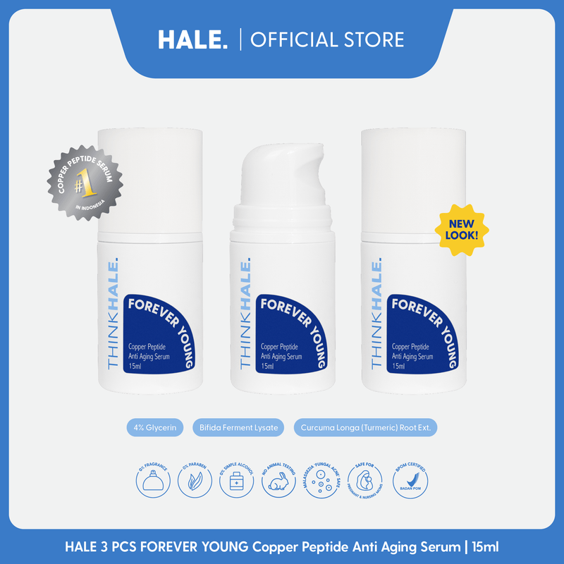 HALE Forever Young | Copper Peptide Anti Aging Serum