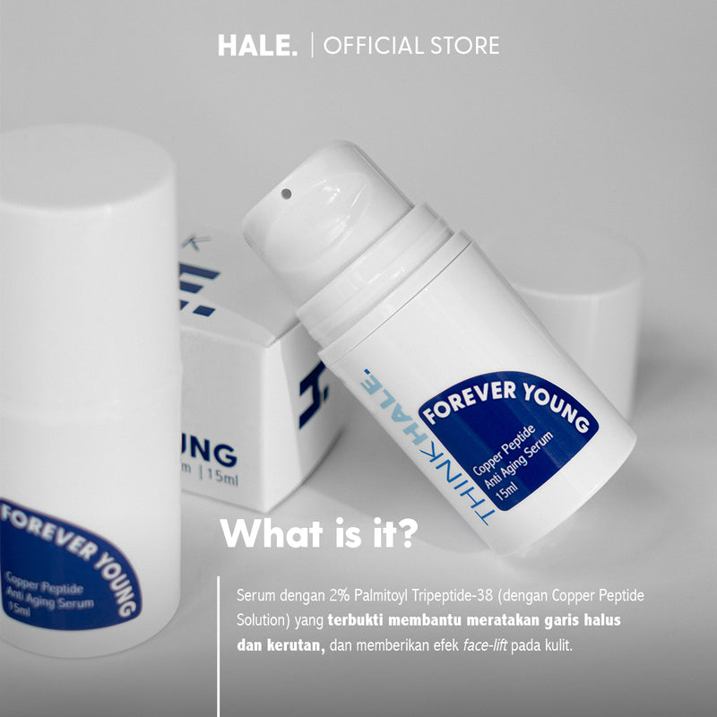 HALE Forever Young - Copper Peptide Anti Aging Serum – HALE.