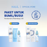 THINK HALE Bumil Busui Gentle Basic Set – Paket Cleanser Moisturizer Skincare Aman Ibu Hamil Busui Bebas Pewangi BPOM Halal