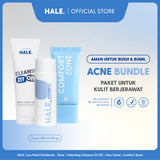 HALE 3 pcs Paket Skincare Bumil Busui | Pembersih, Toner/Serum, dan Pelembap