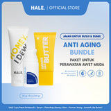 HALE 3 pcs Paket Skincare Bumil Busui | Pembersih, Toner/Serum, dan Pelembap