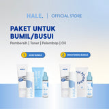 THINK HALE Bumil Busui Complete Routine Set – Paket Cleanser Toner Serum Moisturizer Gentle Aman untuk Bumil Busui Bebas Pewangi BPOM Halal