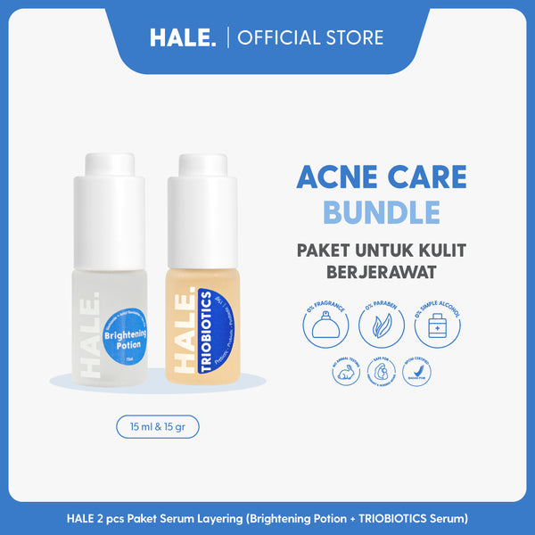 HALE 2 pcs Paket Skincare Layering 2 Serum