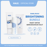 HALE 3 pcs Paket Skincare Bumil Busui | Pembersih, Toner/Serum, dan Pelembap