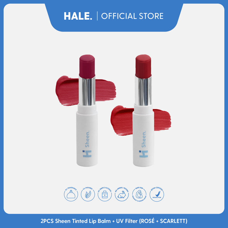 HALE Bundle: Sheen. Tinted Lip Balm + UV Filter