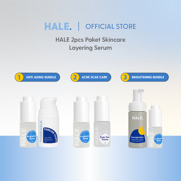 HALE 2 pcs Paket Skincare Layering 2 Serum