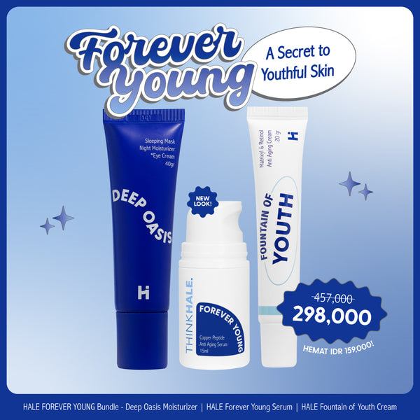 HALE Paket Skincare Forever Young: Deep Oasis, Fountain of Youth & Forever Young