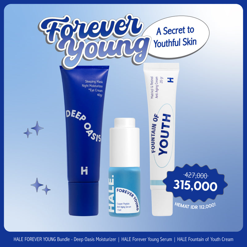 HALE Paket Skincare Forever Young: Deep Oasis, Fountain of Youth & Forever Young