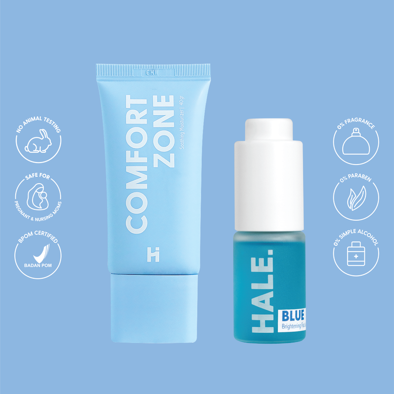 HALE Bundle: Comfort Zone + BLUE Brightening Facial Oil