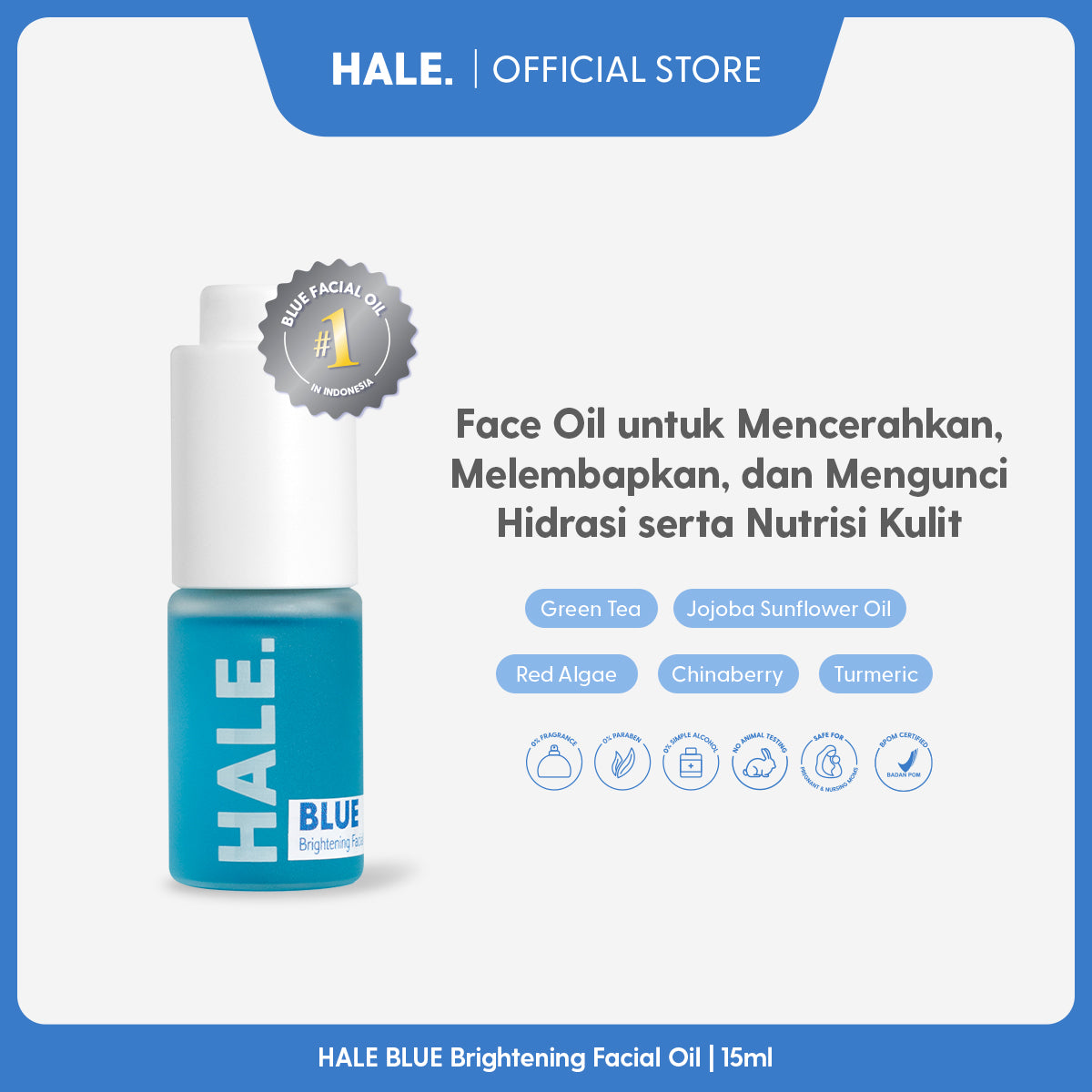 HALE BLUE Brightening Facial Oil – HALE.