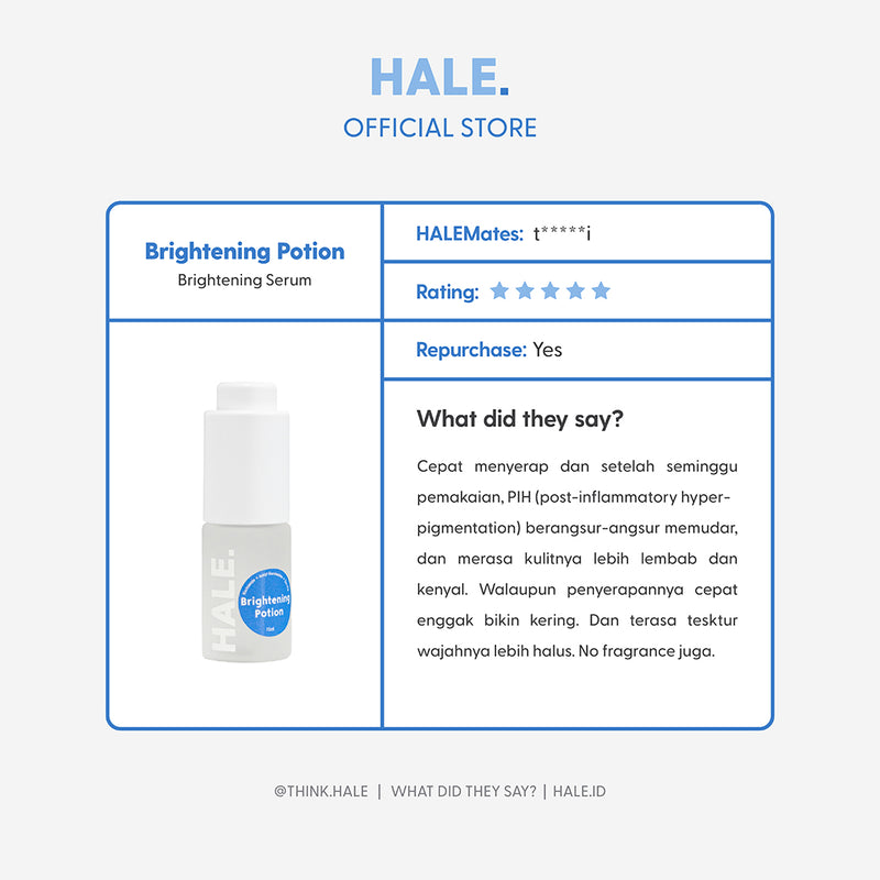HALE Brightening Potion (15ml)
