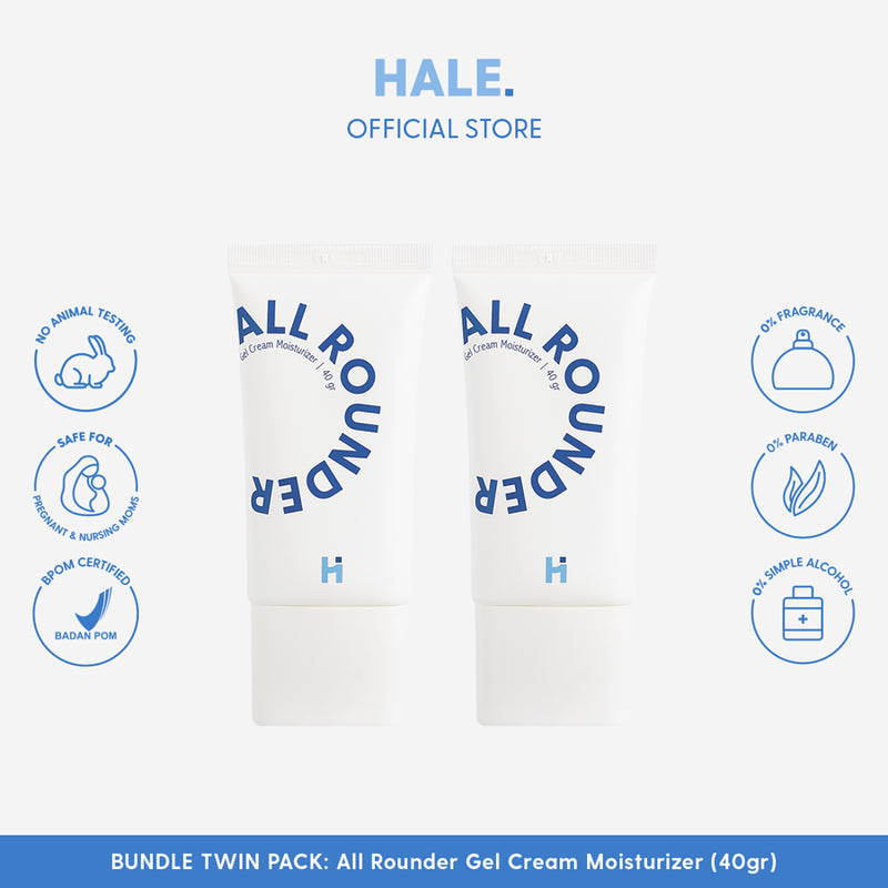 HALE. Twin Pack | All Rounder Gel Cream Moisturizer